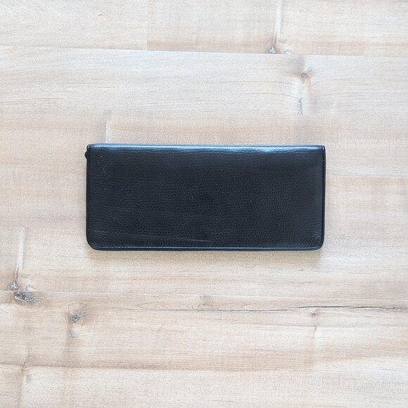 Michael Kors MK Black Gold Logo Convertible Travel Wristlet Wallet - Picture 4 of 6